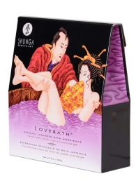 Соль для ванны Lovebath Sensual lotus, превращающая воду в гель - 650 гр. - Shunga - купить с доставкой в Первоуральске