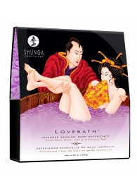 Соль для ванны Lovebath Sensual lotus, превращающая воду в гель - 650 гр. - Shunga - купить с доставкой в Первоуральске