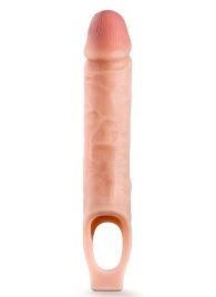 Телесная насадка на пенис 10 Inch Cock Sheath Extender - 25 см. - Blush Novelties - в Первоуральске купить с доставкой