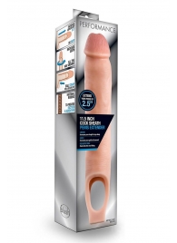 Телесная насадка на пенис 11.5 Inch Cock Sheath Penis Extender - 29,2 см. - Blush Novelties - в Первоуральске купить с доставкой