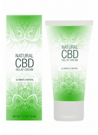 Крем-пролонгатор Natural CBD Delay Cream - 50 мл. - Shots Media BV - купить с доставкой в Первоуральске