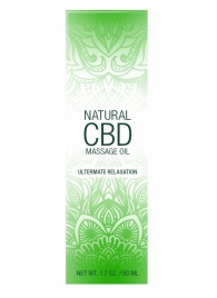 Массажное масло Natural CBD Massage Oil - 50 мл. - Shots Media BV - купить с доставкой в Первоуральске