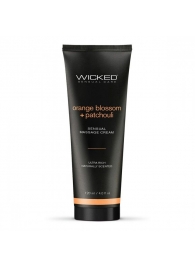 Массажный легкий крем WICKED Orange Blossom plus Patchouli - 120 мл. - Wicked - купить с доставкой в Первоуральске