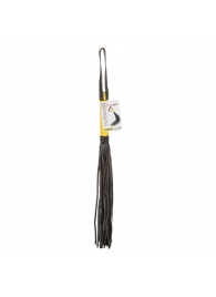 Черная плеть с желтой рукоятью Boundless Flogger - 69,25 см. - California Exotic Novelties - купить с доставкой в Первоуральске