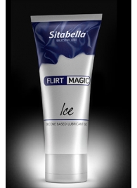 Силиконовая гель-смазка FLIRT MAGIC Ice с лёгким пролонгирующим эффектом - 75 мл. - Sitabella - купить с доставкой в Первоуральске