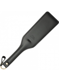 Черная кожаная шлепалка SitaBlack - 30 см. - Sitabella - купить с доставкой в Первоуральске