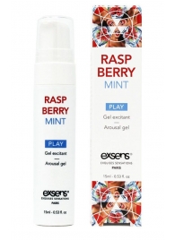 Возбуждающий гель Raspberry Mint с ароматом малины и мяты - 15 мл. - Exsens - купить с доставкой в Первоуральске