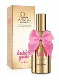 Гель с ароматом жвачки Bubblegum 2-in-1 Scented Silicone Massage And Intimate Gel - 100 мл. - Bijoux Indiscrets - купить с доставкой в Первоуральске