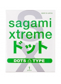 Презерватив Sagami Xtreme Type-E с точками - 1 шт. - Sagami - купить с доставкой в Первоуральске