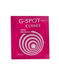 Стимулирующий интимный крем для женщин Cosmo G-spot - 2 гр. - Биоритм - купить с доставкой в Первоуральске