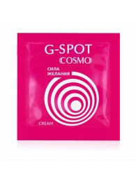 Стимулирующий интимный крем для женщин Cosmo G-spot - 2 гр. - Биоритм - купить с доставкой в Первоуральске