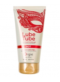 Интимный гель на водной основе Lube Tube Hot с разогревающим эффектом - 150 мл. - ORGIE - купить с доставкой в Первоуральске