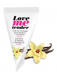 Съедобное согревающее массажное масло Love Me Tender Vanilla с ароматом ванили - 10 мл. - Love to Love - купить с доставкой в Первоуральске