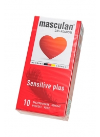 Презервативы Masculan Sensitive plus - 10 шт. - Masculan - купить с доставкой в Первоуральске