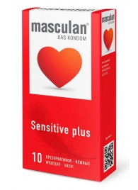 Презервативы Masculan Sensitive plus - 10 шт. - Masculan - купить с доставкой в Первоуральске