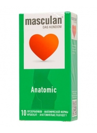 Презервативы анатомической формы Masculan Anatomic - 10 шт. - Masculan - купить с доставкой в Первоуральске