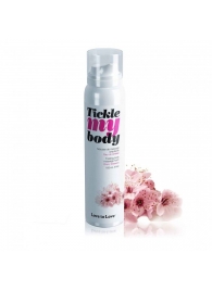 Массажная хрустящая пенка Tickle My Body Cherry Blossom с ароматом вишневого цвета - 150 мл. - Love to Love - купить с доставкой в Первоуральске
