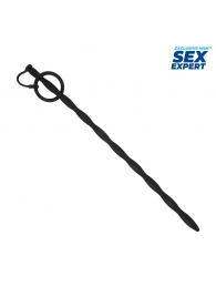 Черный стимулятор уретры Sex Expert - Sex Expert - купить с доставкой в Первоуральске