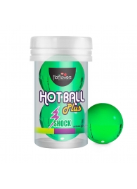 Лубрикант на силиконовой основе Hot Ball Plus с покалывающим эффектом (2 шарика по 3 гр.) - HotFlowers - купить с доставкой в Первоуральске