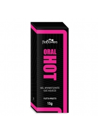 Гель для оральных ласк Oral Hot с согревающим эффектом - 15 гр. - HotFlowers - купить с доставкой в Первоуральске