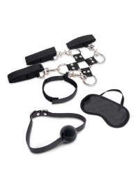 Набор для фиксации из 7 предметов Hogtie   Ball Gag Kit - Lux Fetish - купить с доставкой в Первоуральске