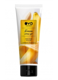 Лубрикант на водной основе OYO Aroma Gel Banana с ароматом банана - 75 мл. - OYO - купить с доставкой в Первоуральске