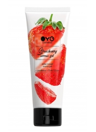 Лубрикант на водной основе OYO Aroma Gel Strawberry с ароматом клубники - 75 мл. - OYO - купить с доставкой в Первоуральске