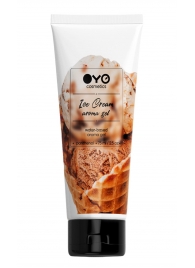 Лубрикант на водной основе OYO Aroma Gel Ice Cream с ароматом пломбира - 75 мл. - OYO - купить с доставкой в Первоуральске