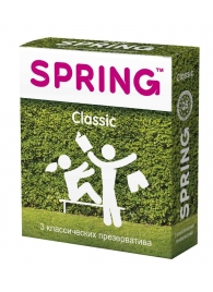 Классические презервативы SPRING CLASSIC - 3 шт. - SPRING - купить с доставкой в Первоуральске