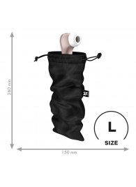 Черный мешочек для хранения игрушек Treasure Bag L - Satisfyer - купить с доставкой в Первоуральске