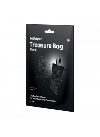 Черный мешочек для хранения игрушек Treasure Bag L - Satisfyer - купить с доставкой в Первоуральске