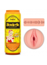 Телесный мастурбатор-вагина Pleasure Brew Masturbator-Blond Ale в банке - Lovetoy - в Первоуральске купить с доставкой