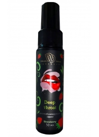 Спрей для горла Deep Throat с десенсибилизирующим эффектом и вкусом клубники - 50 мл. - БиоМед - купить с доставкой в Первоуральске