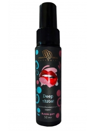 Спрей для горла Deep Throat с десенсибилизирующим эффектом и вкусом бабл-гам - 50 мл. - БиоМед - купить с доставкой в Первоуральске