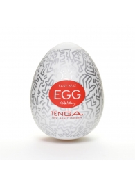 Мастурбатор-яйцо Keith Haring EGG PARTY - Tenga - в Первоуральске купить с доставкой