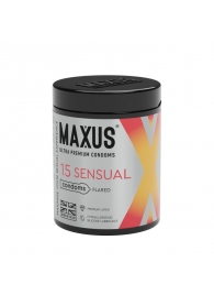 Анатомические презервативы MAXUS Sensual - 15 шт. - Maxus - купить с доставкой в Первоуральске