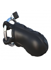 Черный замок верности Extreme Silicone Cock Blocker - Pipedream - купить с доставкой в Первоуральске