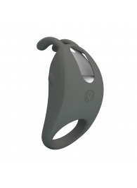 Серое эрекционное кольцо с вибрацией Master Ring - Baile - в Первоуральске купить с доставкой