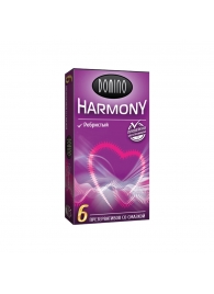 Презервативы с рёбрышками Domino Harmony - 6 шт. - Domino - купить с доставкой в Первоуральске