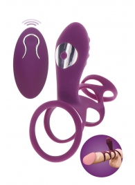 Фиолетовая эрекционная вибронасадка Halo Halo C-Ring Sleeve - Toy Joy - в Первоуральске купить с доставкой