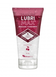 Интимный гель-смазка на водной основе Lubrimax Magic Cherry - 75 мл. - ИнтелБИО - купить с доставкой в Первоуральске