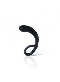 Черный массажер простаты Curving Curt - 13 см. - MyStim - купить с доставкой в Первоуральске