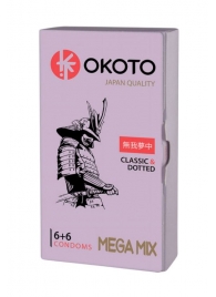 Презервативы OKOTO Mega Mix - 12 шт. - Sitabella - купить с доставкой в Первоуральске