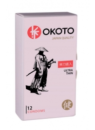 Тонкие презервативы OKOTO Ultra Thin - 12 шт. - Sitabella - купить с доставкой в Первоуральске