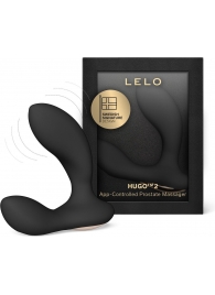 Черный вибростимулятор простаты Hugo 2 - Lelo - в Первоуральске купить с доставкой