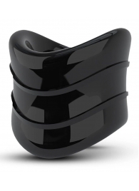 Черное эрекционное кольцо на мошонку Beef Ball Stretcher Snug X Long - Blush Novelties - в Первоуральске купить с доставкой