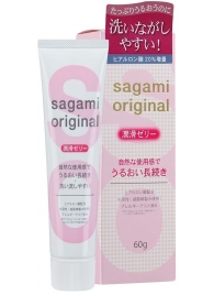 Гель-смазка на водной основе Sagami Original - 60 гр. - Sagami - купить с доставкой в Первоуральске