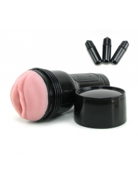 Мастурбатор-вагина Fleshlight - Vibro Pink Lady Touch с вибрацией - Fleshlight - в Первоуральске купить с доставкой