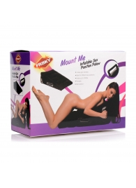 Черная подушка для секса Mount Me Inflatable Sex Position Pillow - XR Brands - купить с доставкой в Первоуральске