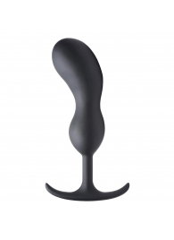 Черный массажер простаты с утяжелителями Premium Silicone Weighted Prostate Plug XL - 20,8 см. - XR Brands - в Первоуральске купить с доставкой